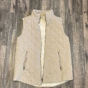 Easel Quilted Vest Zipup